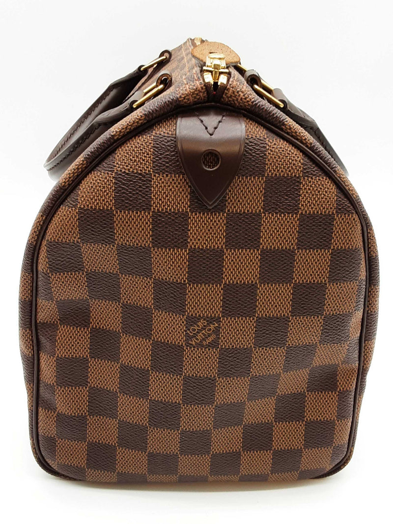 Louis Vuitton 30 Speedy Brown Damier Ebene Handbag Do0525ixzde