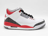 Nike Air Jordan 3 Retro "Fire Red" Mid-top Sneakers Size 7.5 Fw0126lxzdu