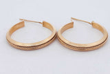 18k Yellow Gold Hoop Earrings 6.2 Grams Eb0726iorsa