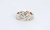 10k Yellow Gold Diamond Ring Size 6.75, 3.97 Grams Hs1123lrzsa