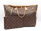Louis Vuitton Neverfull Gm Bag & Pochette In Monogram Coated Canvas Fw0726crzdu