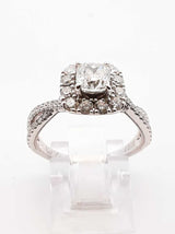 Neil Lane 1.7 Cttw Diamond & 14k White Gold Ring 4.7 Grams Size 8 Fw0425lrzxdu