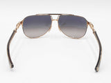 Chrome Hearts Painal Aviator Sunglasses With Gray Gradient Lenses Fw0926czxdu