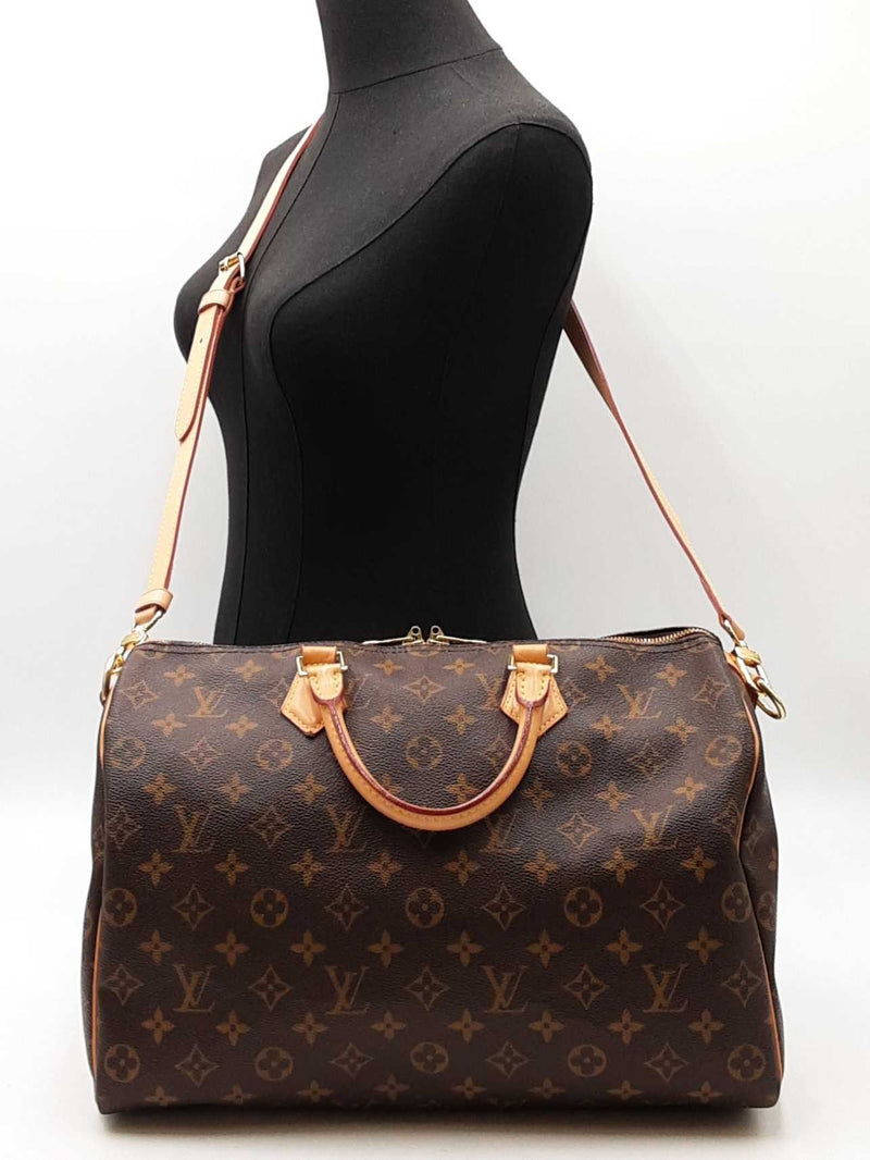 Louis Vuitton Speedy Bandoulière 35 In Monogram Coated Canvas Fw0925wxzdu
