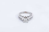 Princess Cut Center Diamond Approx. 1.02ctw Wedding Set In 18k Wg Eb0219owrxsa