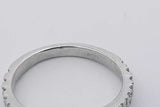 0.70cttw Diamond Ring In 14k White Gold 2.5 Grams Size 4.5 Eb0925czxsa