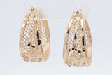 14k Yellow Gold Filigree Hoop Earrings 5.7 Grams Eb0426osxde