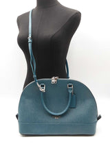 Coach Sierra Satchel In Glitter Teal Crossgrain Leather Fw0925rxdu