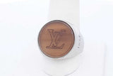 Louis Vuitton Lv Logo Horn Inlay Signet Ring 14.7 Grams Size 9 Eb0726lxzde