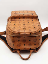 Mcm Stark Side Studs Visetos Cognac Backpack Eb0426oorsa