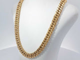 18k Yellow Gold 29.1 Grams Concave Curb Chain 21 Inches Aa1025lrzxsa