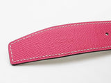 Hermès Constance 32mm Reversible Belt & Silver-tone H Buckle Sz85/34 Fw0126sxzdu