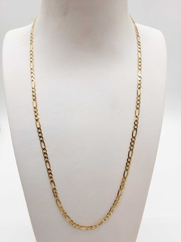 14k Yellow Gold 7.1g Figaro Chain 20 In Do0225ooxde