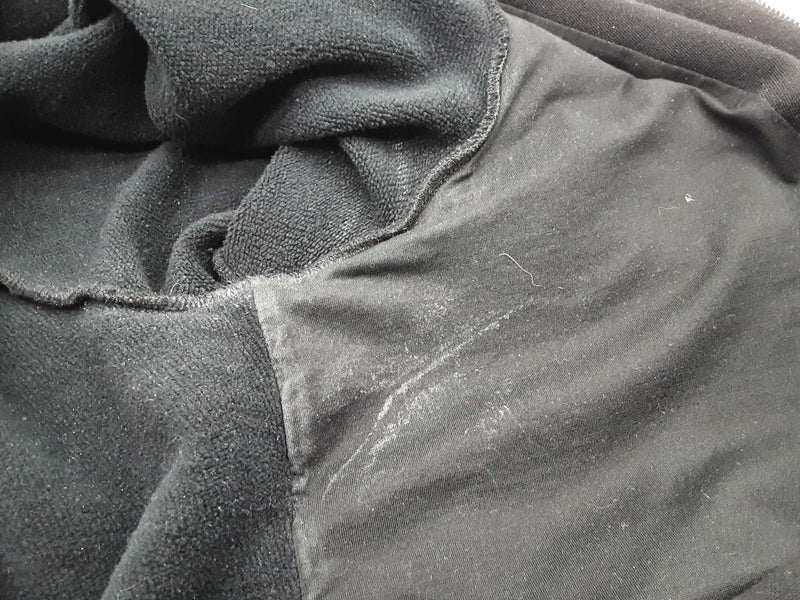 Fendi Black Cotton Zipper Hoodie Jacket Do0325exzde