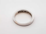 1.71 Cttw Diamond & 14k White Gold Channel Ring 4.7 Grams Size 7 Fw0925iwzdu