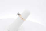 0.38ctw Princess Cut Diamond Ring 14k Yellow Gold 2.9 Grams Size 4.5 Eb0825oixsa