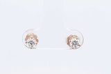 0.4cttw Lab Grown Diamond Stud Earrings In 14k Yellow Gold 0.8 Grams Eb0726lxzdu