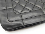 Chanel Black Soft Quilted Leather Flap Shoulder Bag Do1125exzde