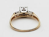 0.27 Cttw Natural Diamonds 14k Two Tone Gold 1.8g Ring Size 5.25 Do0726oxzde