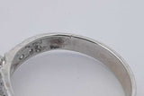 1.0ctw Center Round Diamond Ring 14k White Gold 2.5 Grams Size 6.5 Eb0325lcxzsa