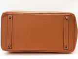 Hermes Birkin 40 Gold Brown Togo Palladium Hardware Handbag Do0825lxrxzde