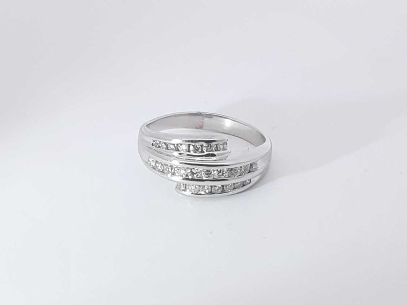 .48ctw Diamonds 14k White Gold 14k 4.9 Grams Ring Size 8 Sd0725lszsa
