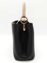 Louis Vuitton Capuccine Black White Leather Shoulder Bag Do0525ooxzde