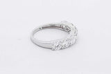 2.1cttw Lab Grown Diamond Ring In 14k White Gold 2.5 Grams Size 6.75 Eb0826exzsa