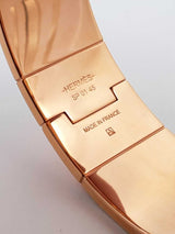 Hermès Balades Equestres 22mm Hinged Enamel Bangle Bracelet 6 Inch Fw0326oxzdu