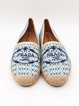 Prada Nastro Jacquard Embroidered Espadrilles Size Eu 36 Fw0525lzxdu