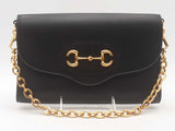 Gucci Web Small Horsebit 1955 Crossbody Bag Black Aa0825ixzsa