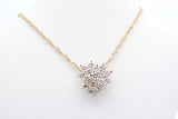 Approx. 0.64ctw Diamond Pendant & 14k Yellow Gold Chain 4.3g 20 Inch Eb1224lpxdu