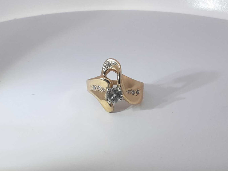 .58ctw Diamonds 14k Yellow Gold 6.7 Grams Ring Size 7 Sd0825rzxsa