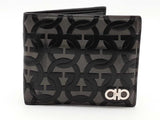 Salvatore Ferragamo Bifold Monogram Wallet Black Aa0726rzsa