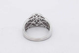0.86cttw Diamond Ring In 10k White Gold 5.5 Grams Size 6.75 Eb0826ocrsa