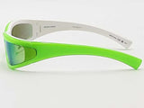 Bottega Veneta Wrap Neon Green Sunglasses With Case Aa0826lrzsa