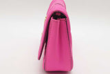 Versace Virtus Quilted Hot Pink Leather Crossbody Bag Eb0826erxde