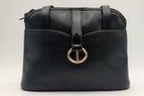 Christian Dior Black Leather Shoulder Bag Eb1224oxzsa