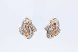 0.68cttw Diamond Stud Earrings In 14k Yellow Gold 3.6 Grams Eb0526wxzde