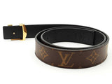Louis Vuitton Small Initial Monogram Belt Brown Size 30 Aa0726orzsa