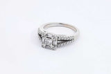 Approx. 1.24ctw Diamond Ring In 14k White Gold 4.9 Grams Size 6.5 Eb1124pxzdu