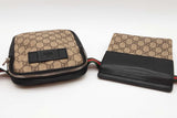 Gucci Double Pouch Gg Monogram Supreme Web Belt Bag Eb0926pxzde