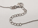 1.18 Cttw Lab Grown Diamonds 0.925 Silver 8.0g Ferris Wheel Chain 20 In Do0525llpde
