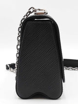 Louis Vuitton Black Epi Leather Twist Lock Shoulder Bag Eb1225exzdu