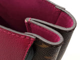 Louis Vuitton Monogram Canvas Magenta Leather Kimono Tote Bag Eb0526lcrrsa