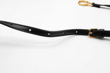 Fendi Peek-a-boo Black Leather Top Handle Bag Eb0426cxzde