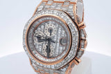 Audemars Piguet Royal Oak Offshore Chandelier 42mm 18k Rose Gold Diamond Watch 242.9 Grams Eb0125rxxxzsa