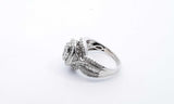 10k White Gold 1.16ctw Diamond Ring Size 7, 5.41 Grams Hs0324oxzsa