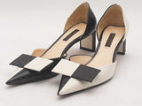 Louis Vuitton Monochrome Leather Bow D'orsey Pumps White Size 35 Aa0625lzxsa