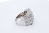 3.0cttw Diamond 10k White Gold Ring 11.6 Grams Size 10.25 Eb0626swxde